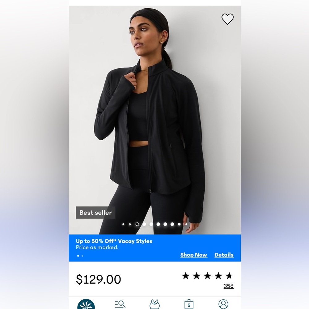 Athleta Salutation Jacket